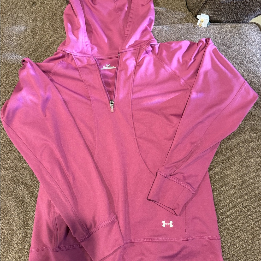 Under Armour Purple Quarter-Zip Hoodie